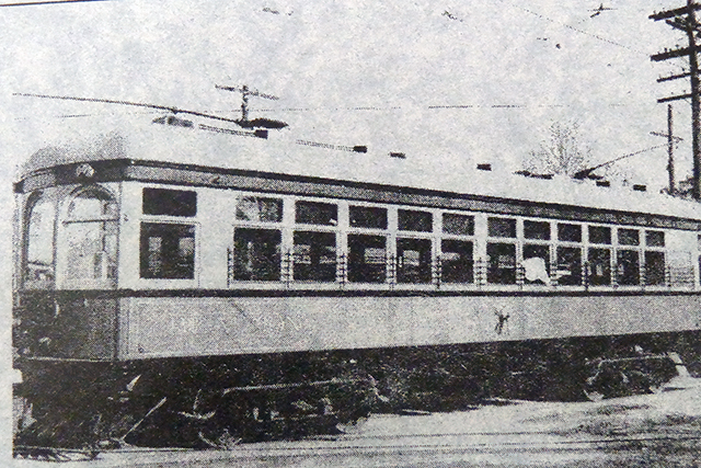 Last N.T.T. Co. Interurban on Tracks Monday