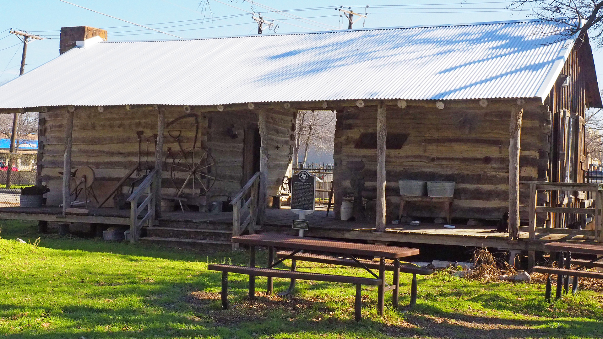 Watson Cabin at Knapp Heritage Park, Arlington, TX
