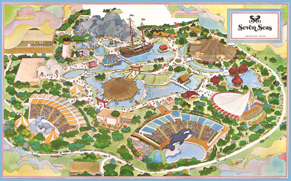 Map of Seven Seas Marine Life Park